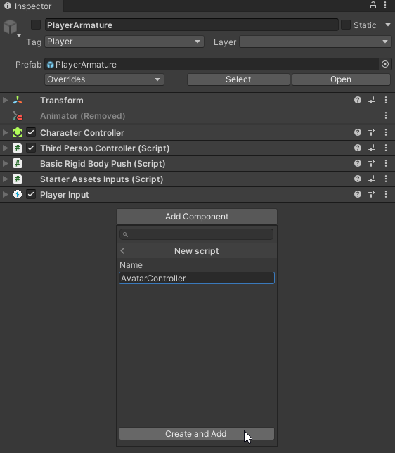 Create Controller