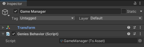 Create GameManager