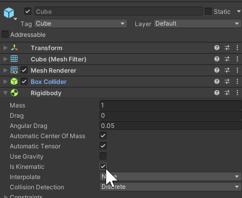 Cube Rigidbody