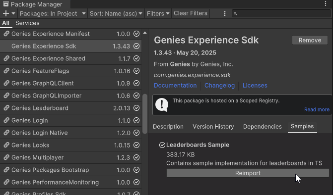 Leaderboard Sample